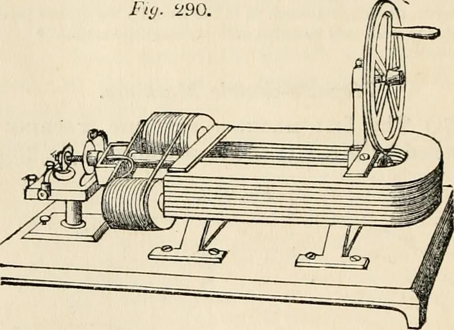 An illustration from A manual of electricity, magnetism and meteorology, 1844, leaf 563