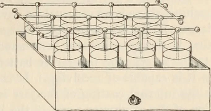 An illustration from A manual of electricity, magnetism and meteorology, 1844, leaf 96