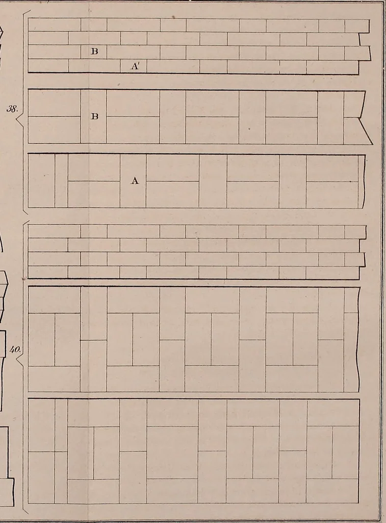 An illustration from A manual of elementary geometrical drawing, involving three dimensions. Designed for use in high schools, academies, engineering schools, etc. : and for the self-instruction of inventors,artizans, etc. ... In five divisions .., 1867, leaf 68