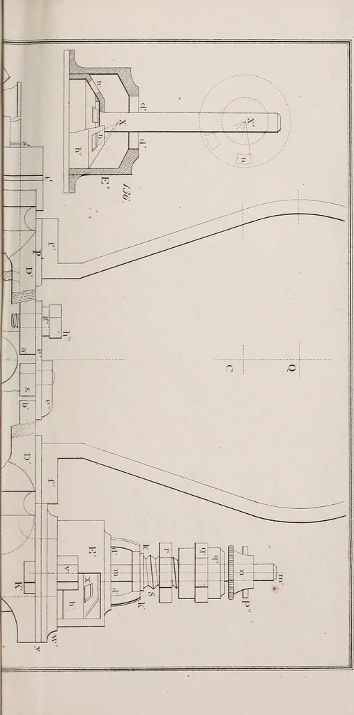 An illustration from A manual of elementary geometrical drawing, involving three dimensions. Designed for use in high schools, academies, engineering schools, etc. : and for the self-instruction of inventors,artizans, etc. ... In five divisions .., 1867, leaf 194