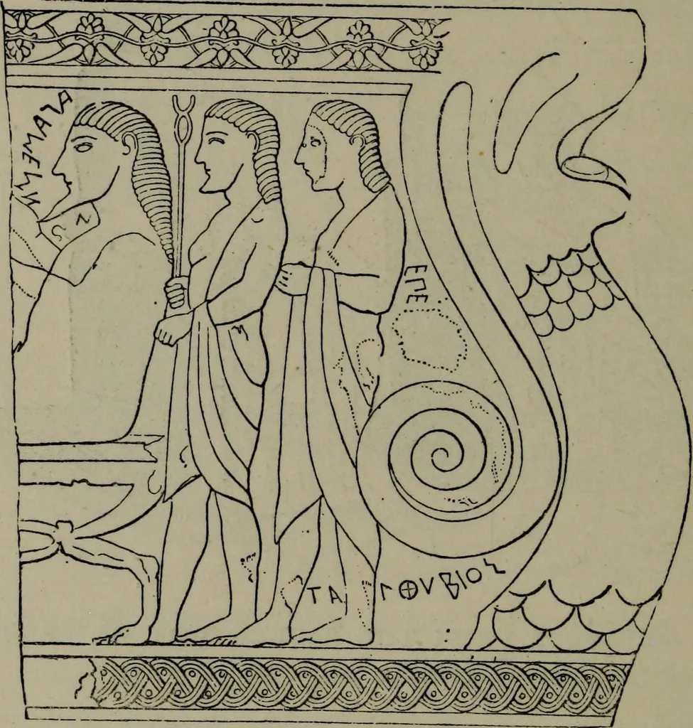 An illustration from A manual of Greek archaeology, 1886, leaf 131