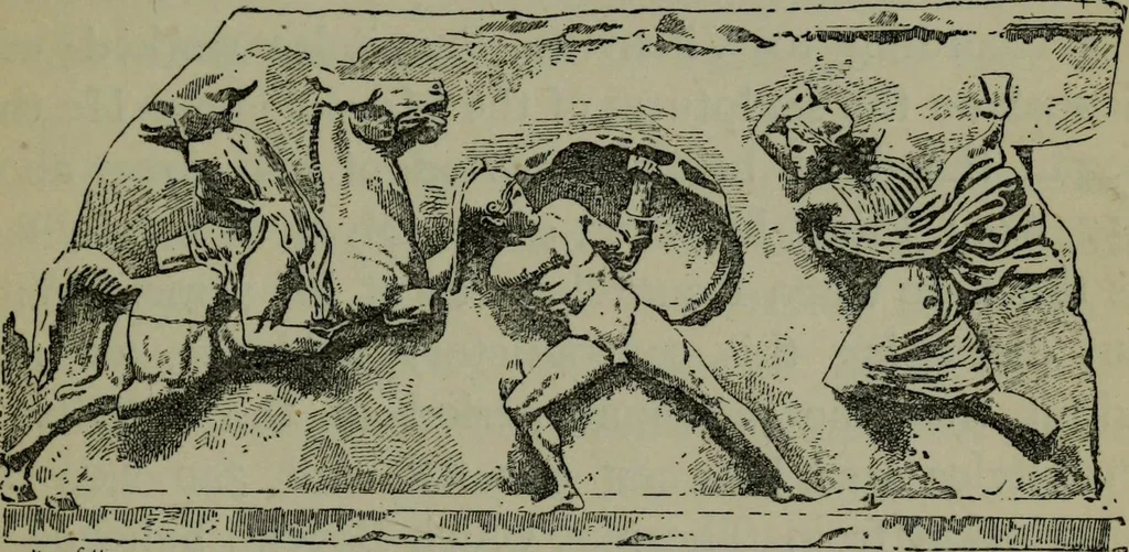 An illustration from A manual of Greek archaeology, 1886, leaf 212