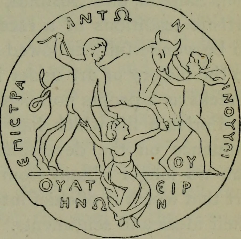 An illustration from A manual of Greek archaeology, 1886, leaf 232