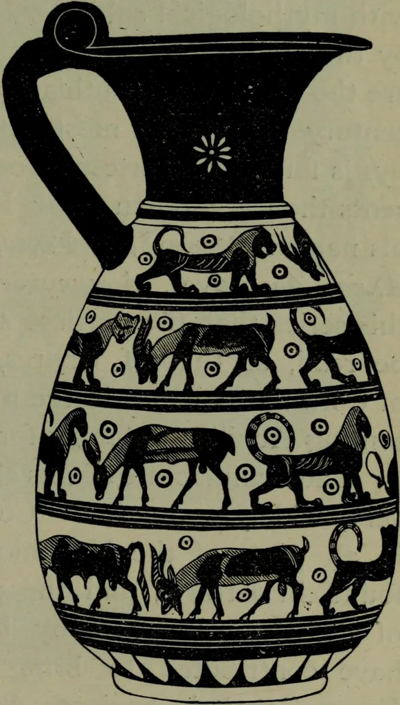 An illustration from A manual of Greek archaeology, 1886, leaf 300