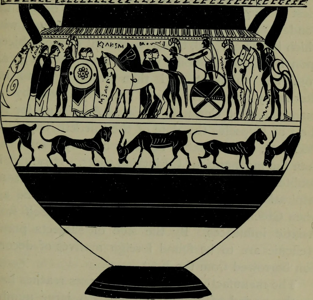 An illustration from A manual of Greek archaeology, 1886, leaf 302
