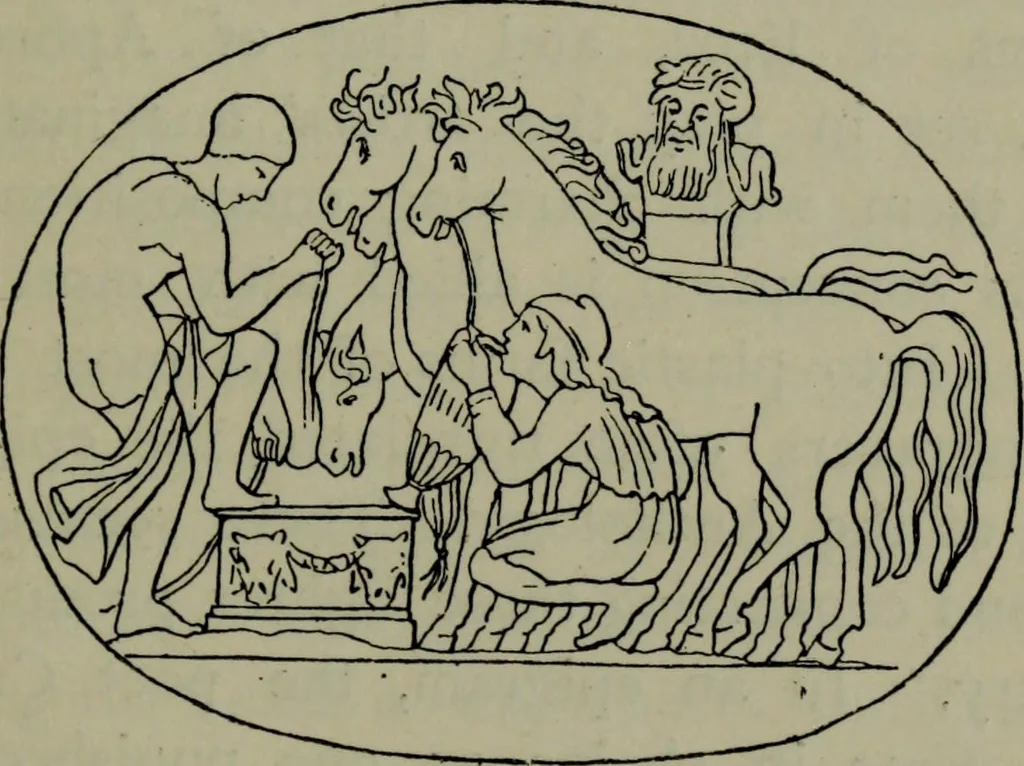 An illustration from A manual of Greek archaeology, 1886, leaf 352