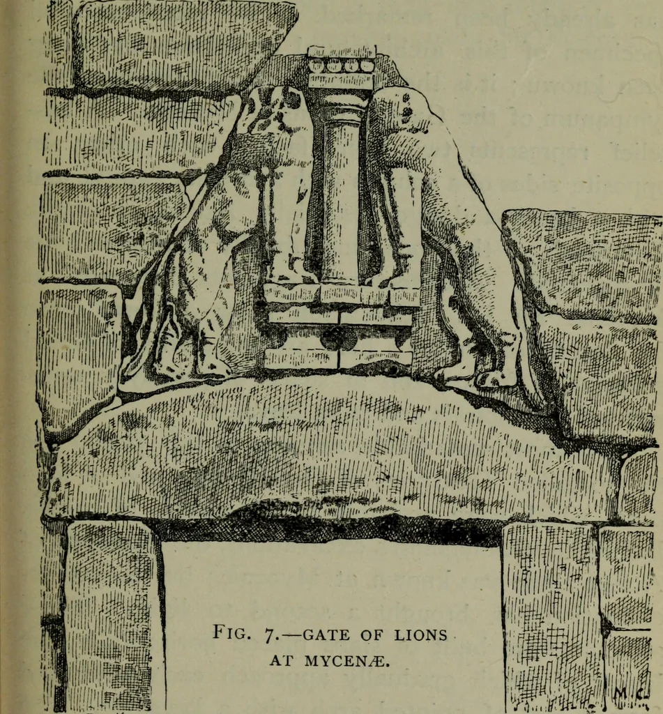 An illustration from A manual of Greek archaeology, 1886, leaf 50