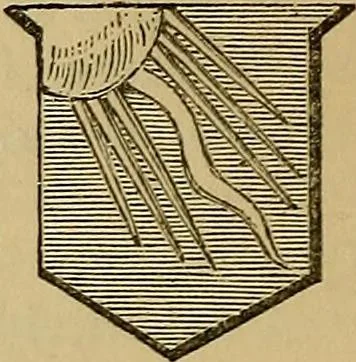 An illustration from The manual of heraldry : being a concise description of the several terms used, and containing a dictionary of every designation in the science. Illustrated by four hundred engravings on wood, 1800, leaf 119