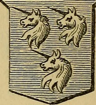 An illustration from The manual of heraldry : being a concise description of the several terms used, and containing a dictionary of every designation in the science. Illustrated by four hundred engravings on wood, 1800, leaf 95
