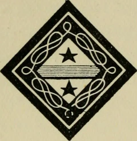 An illustration from The manual of heraldry : a concise description of the several terms used and containing a dictionary of every designation in the science / by Francis J. Grant, 1914, leaf 53