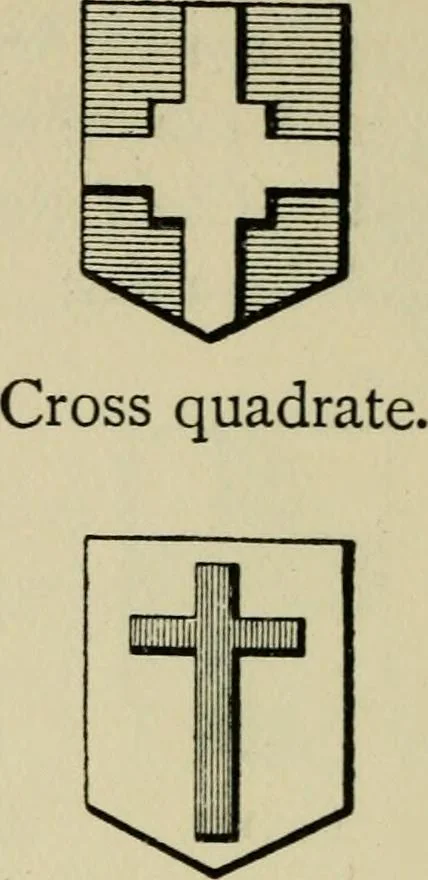 An illustration from The manual of heraldry : a concise description of the several terms used and containing a dictionary of every designation in the science / by Francis J. Grant, 1914, leaf 87