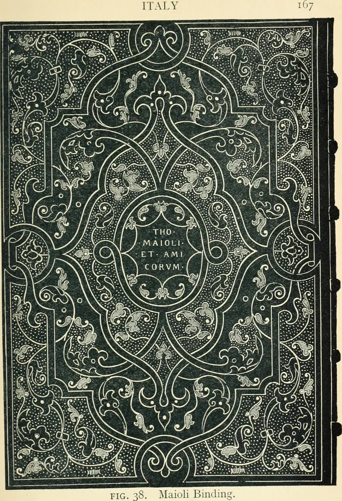An illustration from Manual of library bookbinding practical and historical, 1911, leaf 198