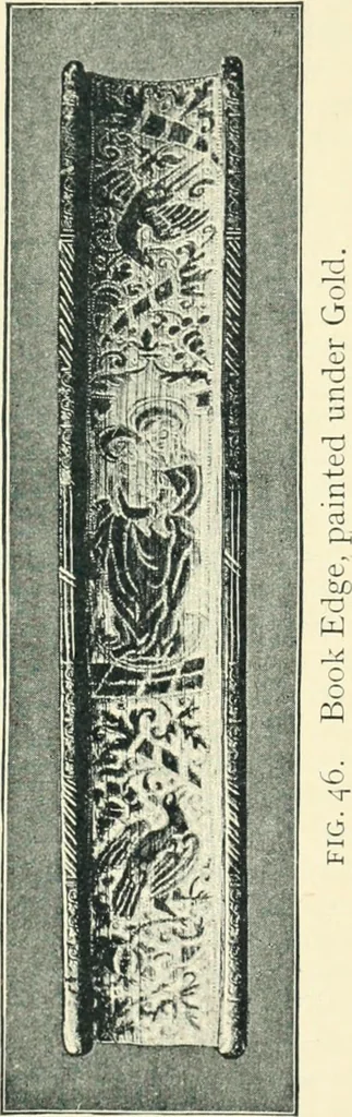 An illustration from Manual of library bookbinding practical and historical, 1911, leaf 246
