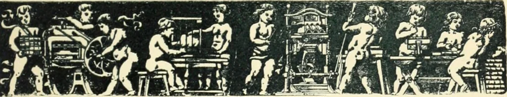An illustration from Manual of library bookbinding practical and historical, 1911, leaf 290