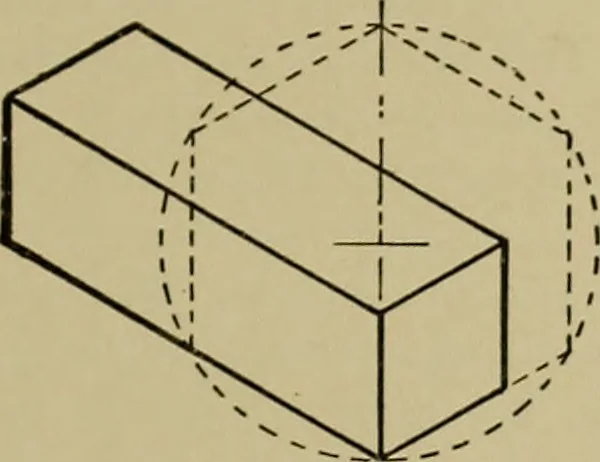 An illustration from A manual of mechanical drawing, 1907, leaf 120