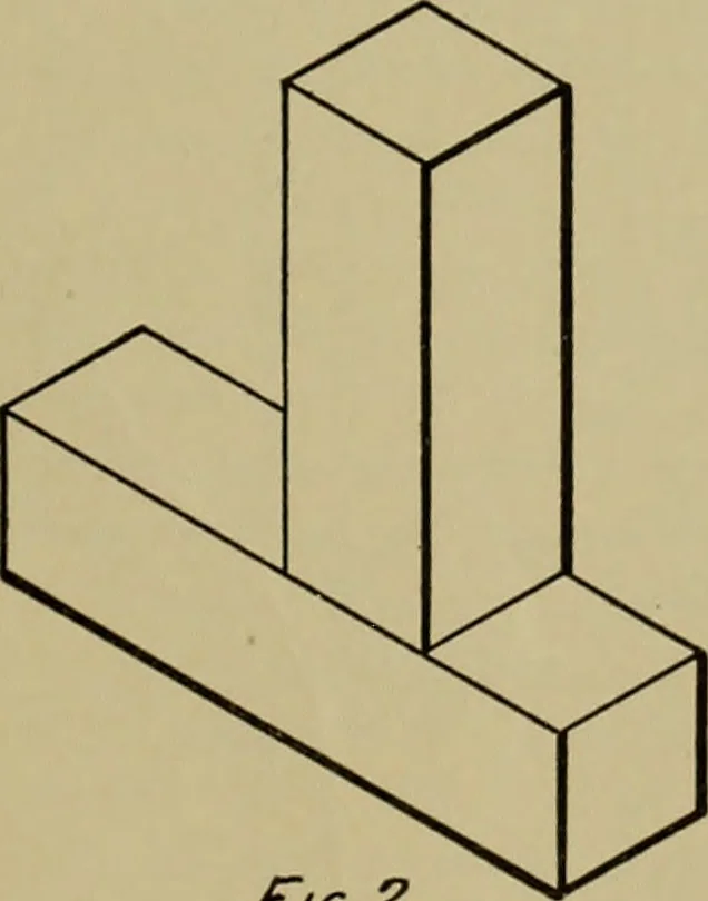 An illustration from A manual of mechanical drawing, 1907, leaf 120
