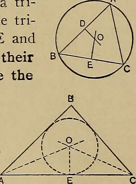 An illustration from A manual of mechanical drawing, 1907, leaf 13
