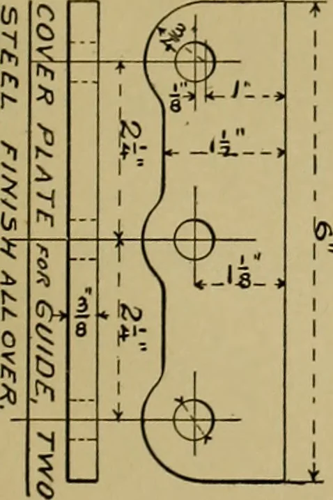 An illustration from A manual of mechanical drawing, 1907, leaf 174