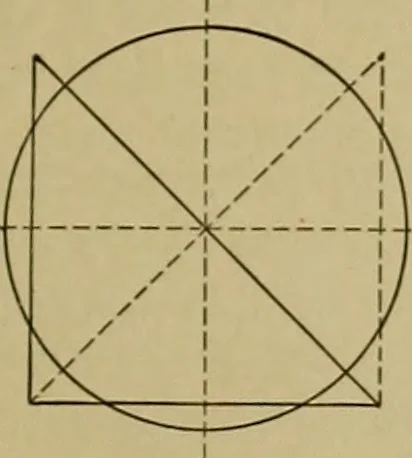 An illustration from A manual of mechanical drawing, 1907, leaf 20