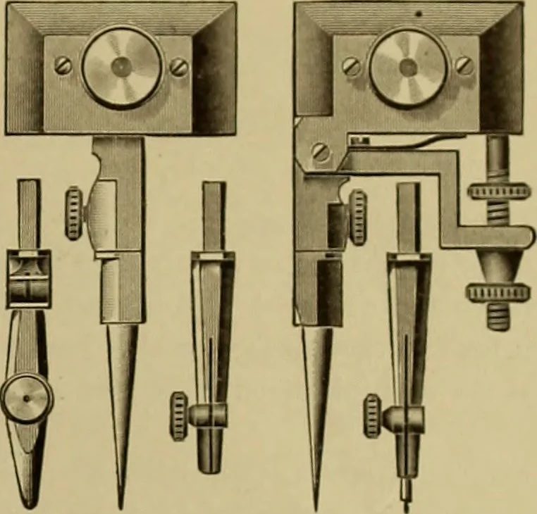 An illustration from A manual of mechanical drawing, 1907, leaf 28
