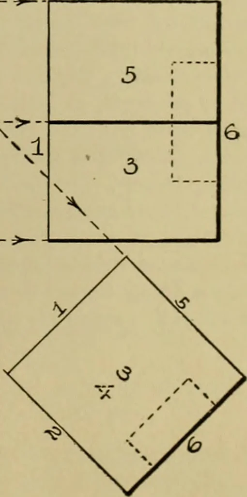 An illustration from A manual of mechanical drawing, 1907, leaf 46