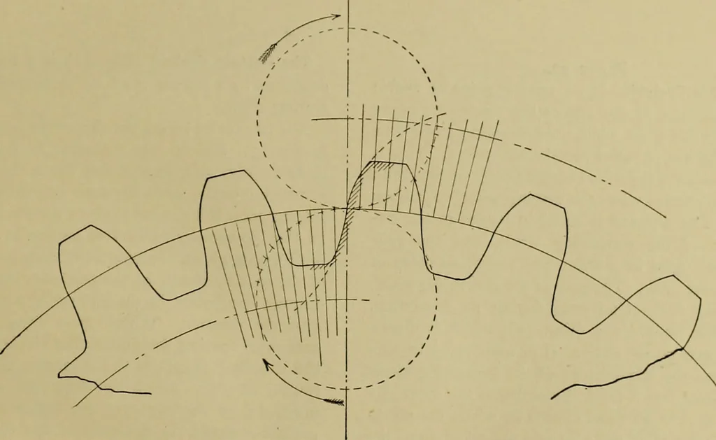 An illustration from A manual of mechanical drawing, 1907, leaf 86