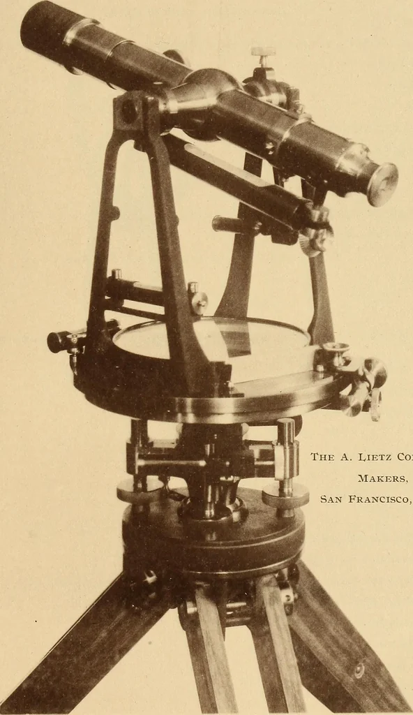 An illustration from Manual of modern surveying instruments and their uses .., 1893, leaf 150