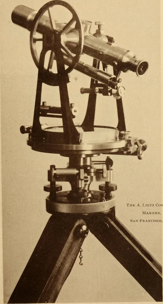 An illustration from Manual of modern surveying instruments and their uses .., 1893, leaf 154