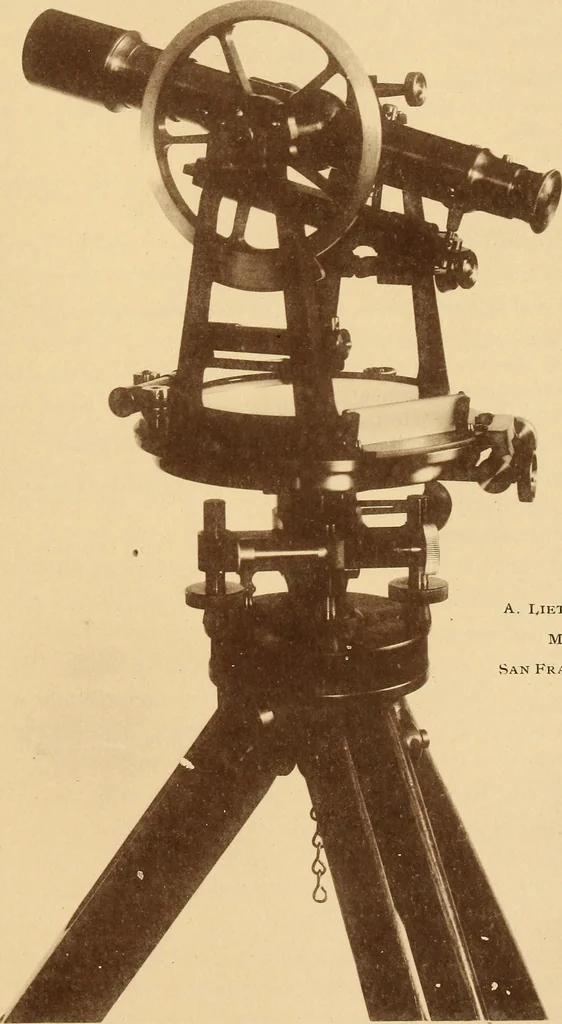 An illustration from Manual of modern surveying instruments and their uses .., 1893, leaf 158