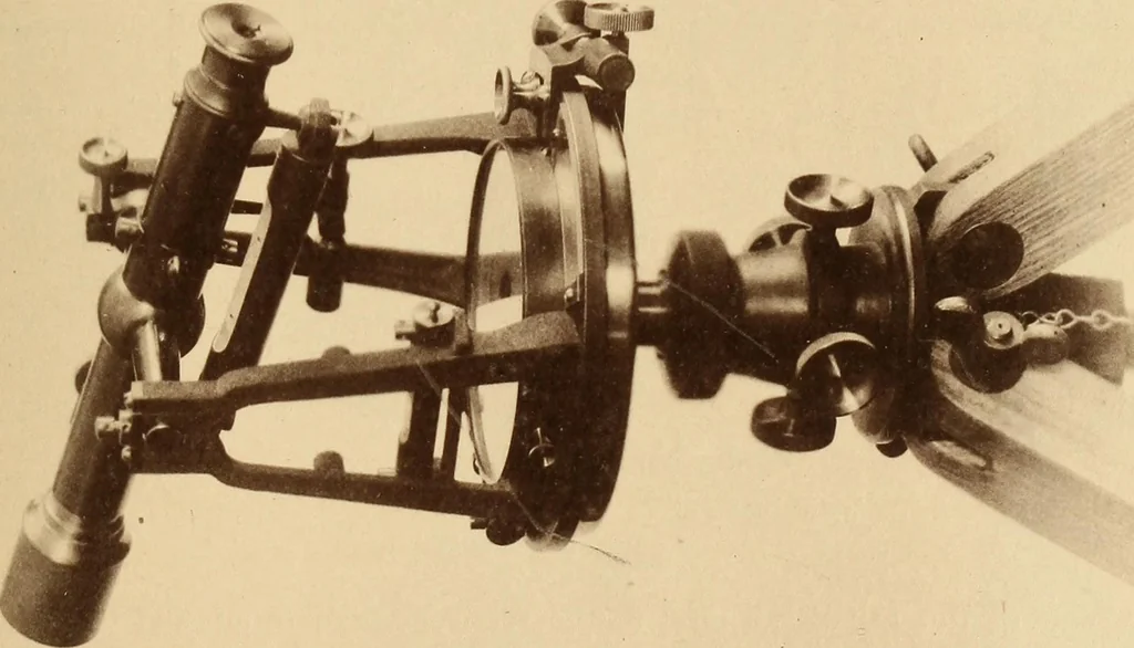An illustration from Manual of modern surveying instruments and their uses .., 1893, leaf 166