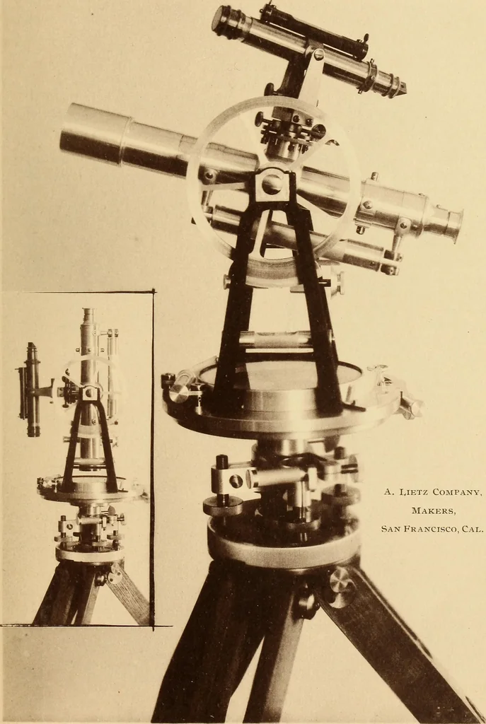 An illustration from Manual of modern surveying instruments and their uses .., 1893, leaf 172