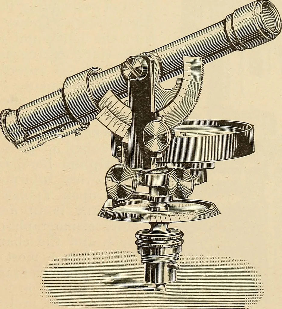 An illustration from Manual of modern surveying instruments and their uses .., 1893, leaf 184