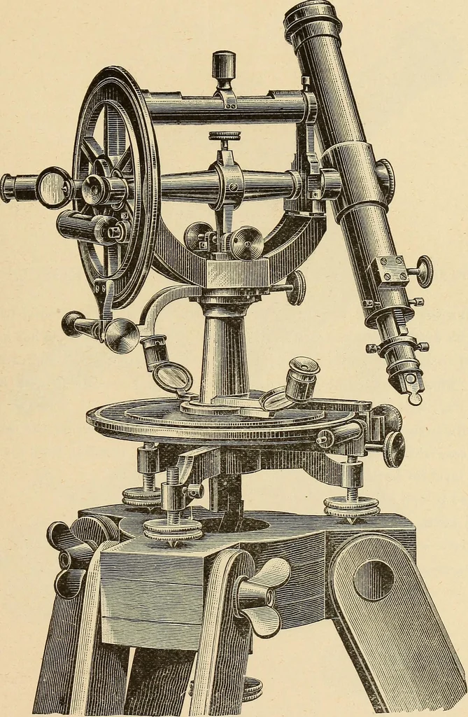 An illustration from Manual of modern surveying instruments and their uses .., 1893, leaf 196