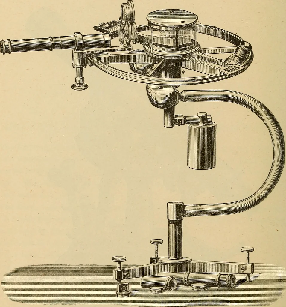 An illustration from Manual of modern surveying instruments and their uses .., 1893, leaf 199