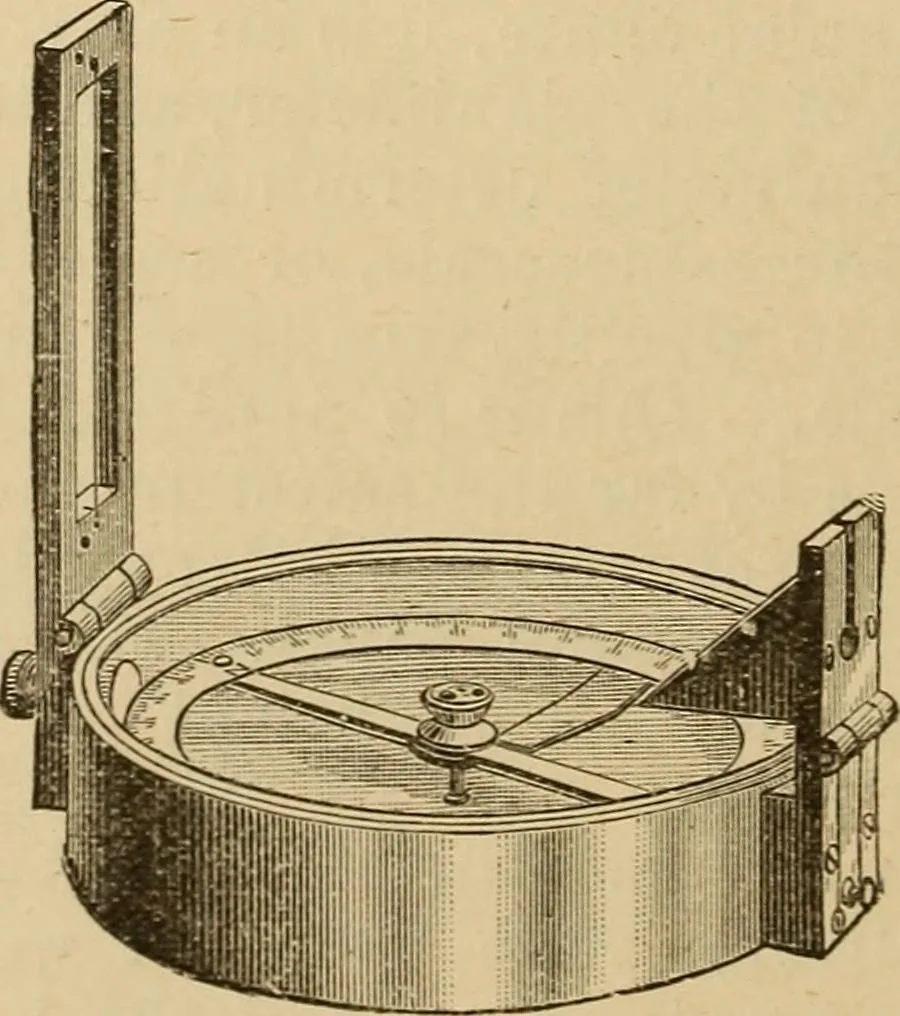 An illustration from Manual of modern surveying instruments and their uses .., 1893, leaf 203