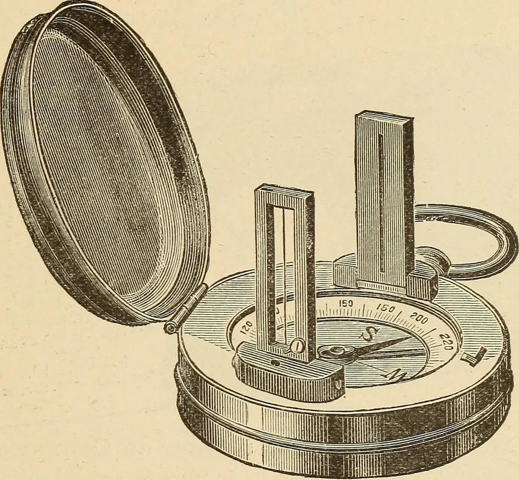 An illustration from Manual of modern surveying instruments and their uses .., 1893, leaf 204