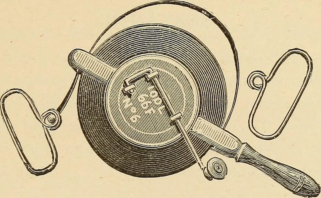 An illustration from Manual of modern surveying instruments and their uses .., 1893, leaf 208
