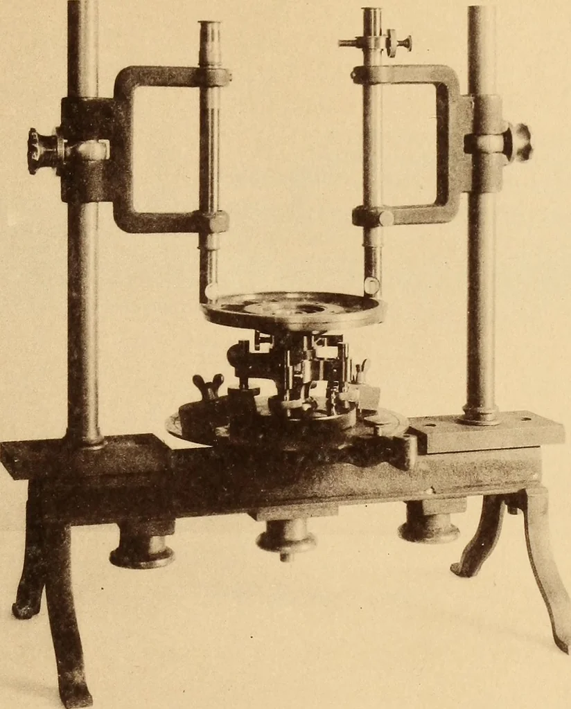 An illustration from Manual of modern surveying instruments and their uses .., 1893, leaf 24