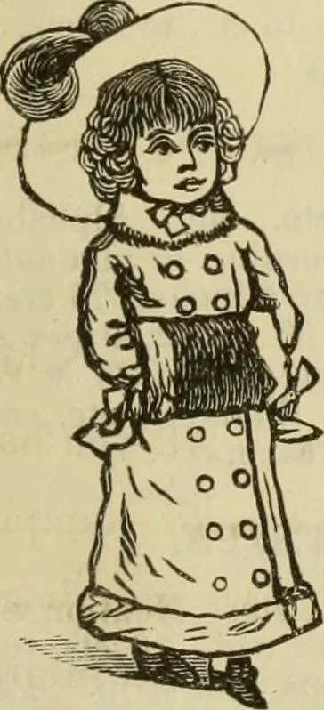 An illustration from Manual of needlework. Teaching how to do Kensington, applique, cretonne, roman, cross-stitch, outline and other embroideries .., 1883, leaf 118