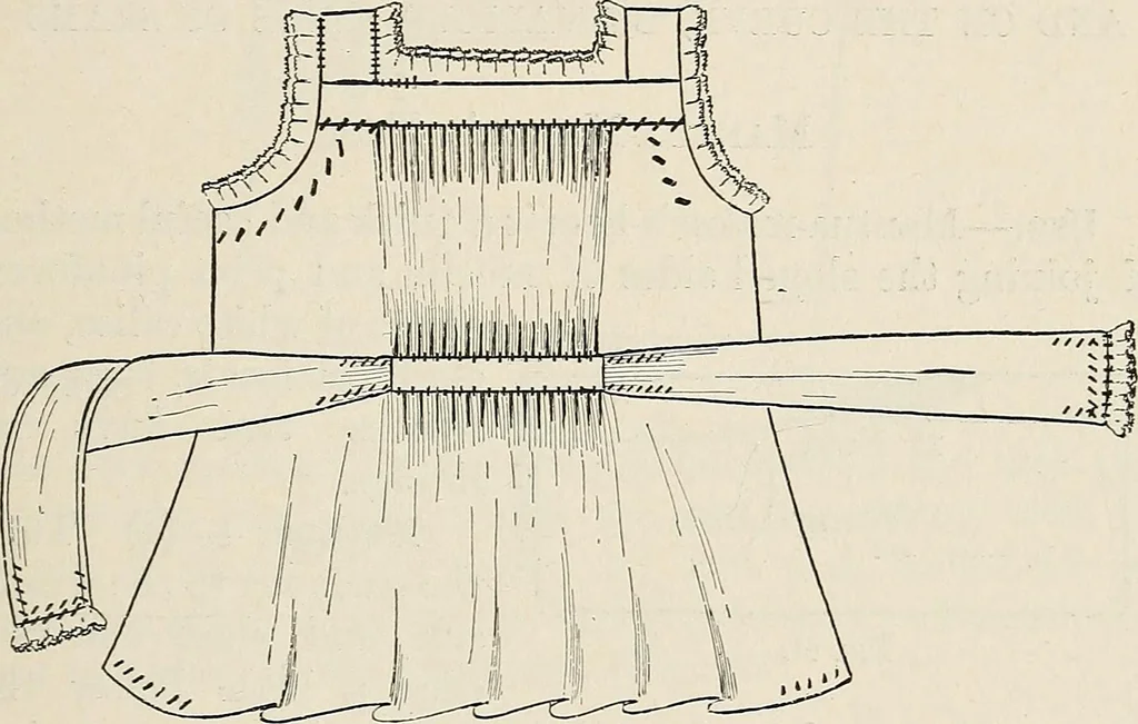 An illustration from A manual of needlework, knitting and cutting out for evening continuation schools, 1894, leaf 78