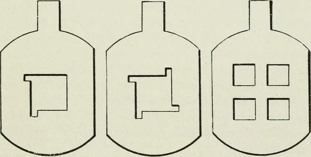 An illustration from A manual of photo-engraving : containing practical instructions for producing photo-engraved plates in relief-line and half-tone with chapters on dry plate development and half-tone color work, 1896, leaf 90