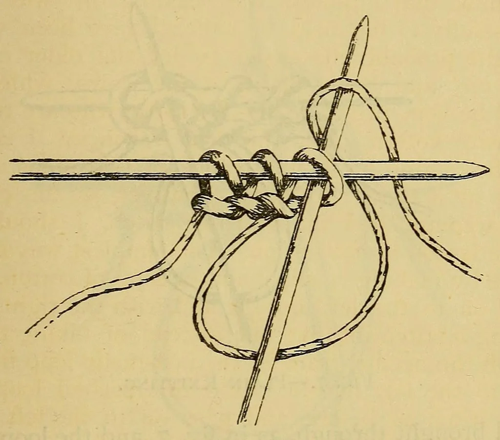An illustration from A manual of plain needlework and cutting-out, 1884, leaf 61