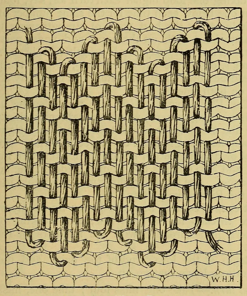 An illustration from A manual of plain needlework and cutting-out, 1884, leaf 81