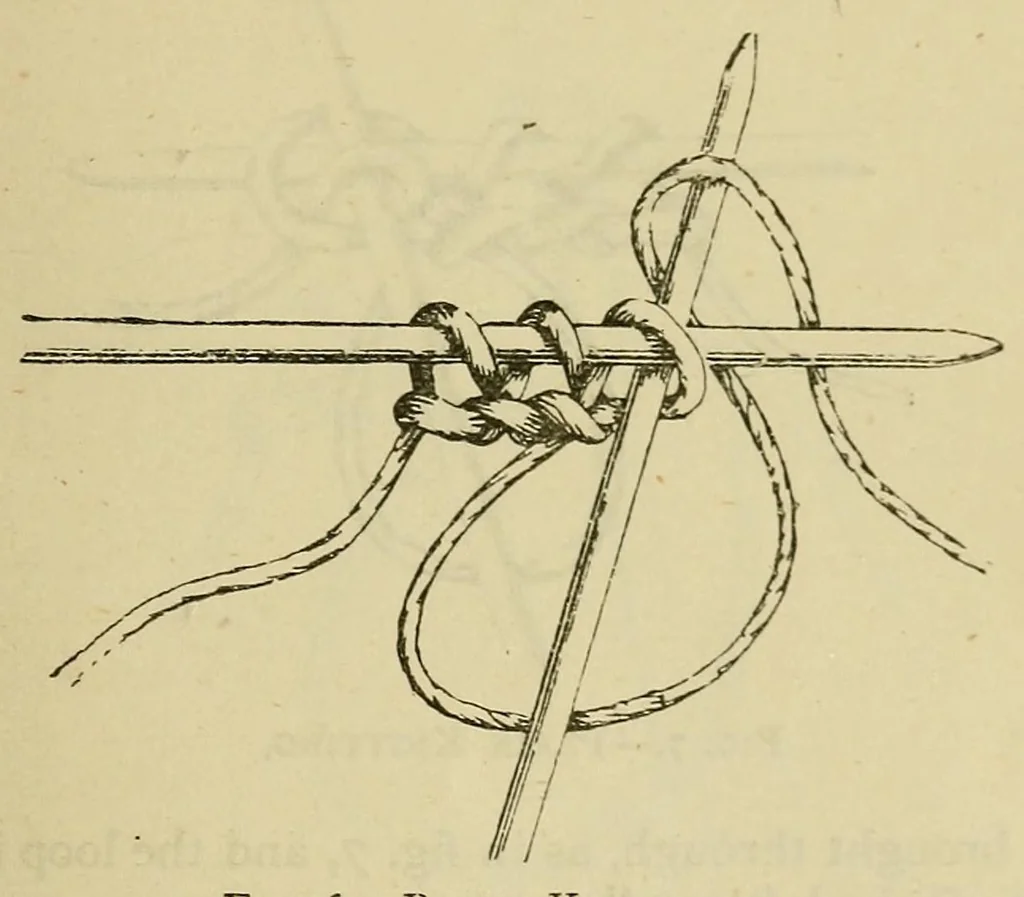 An illustration from A manual of plain needlework and cutting-out, 1886, leaf 53
