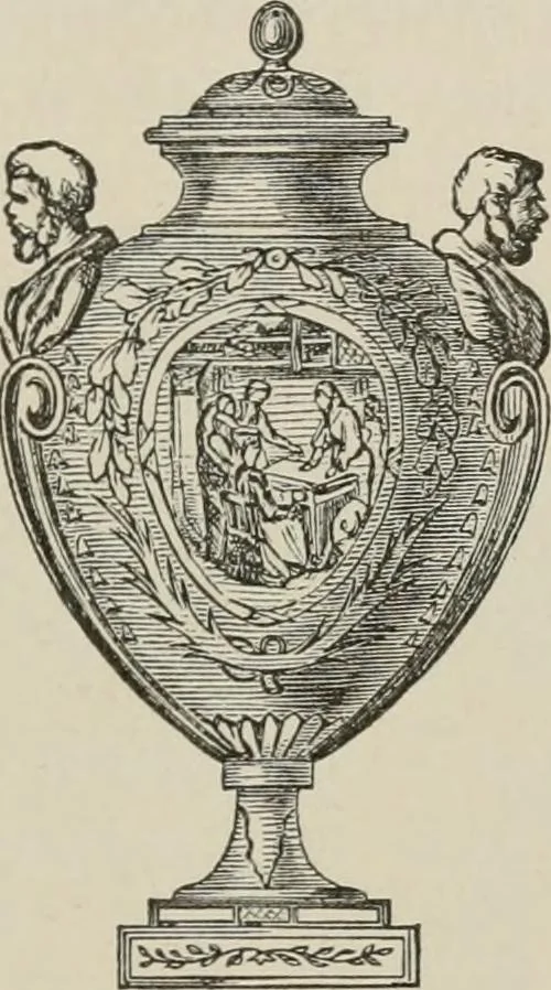 An illustration from A manual of pottery and porcelain for American collectors, 1872, leaf 148