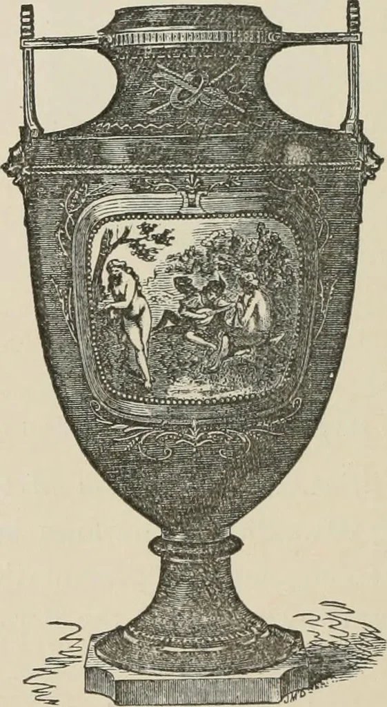 An illustration from A manual of pottery and porcelain for American collectors, 1872, leaf 149