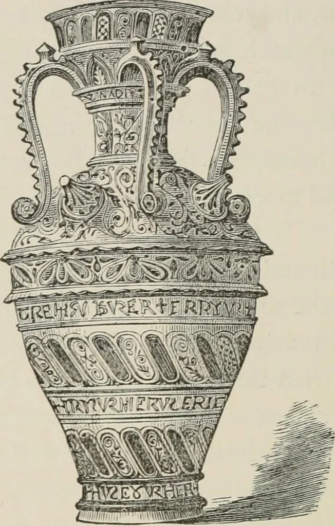 An illustration from A manual of pottery and porcelain for American collectors, 1872, leaf 47
