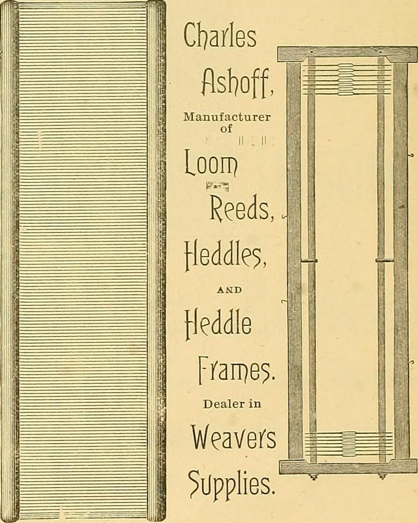 An illustration from The manual of reference of the textile workers of America, 1896, leaf 55