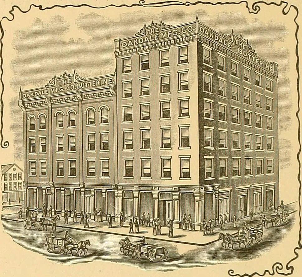 An illustration from The manual of reference of the textile workers of America, 1896, leaf 81
