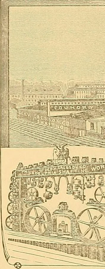 An illustration from The manual of reference of the textile workers of America, 1896, leaf 83